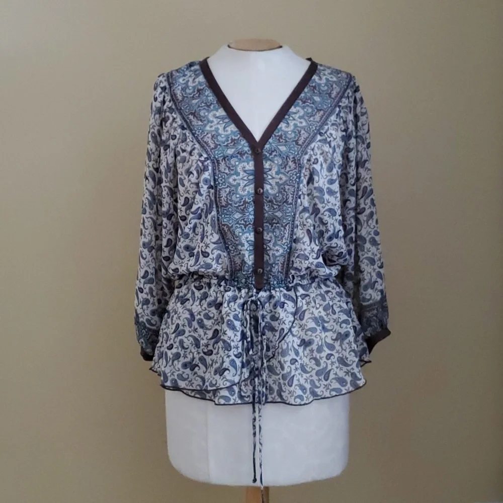 Maunces Print Top